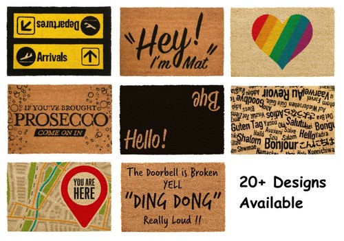 Coir rug doormat non slip - doormat,