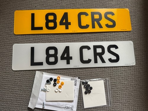 L84 crs private number - l84, plate