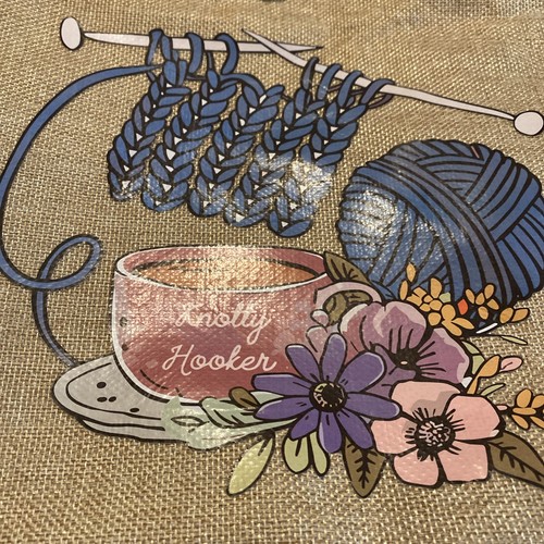 Knitting bags with logo - knitting,