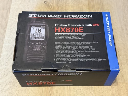 Standard horizon hx870e - standard, vhf