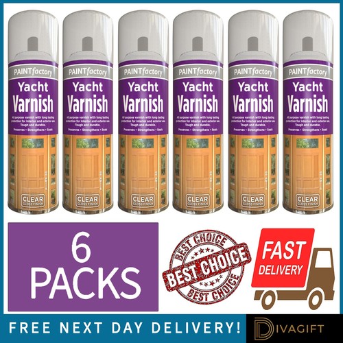 Clear yacht varnish spray - 6,