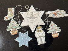 Royal Doulton The Snowman. The Flying Snowman Mobile In Bone China 1985.