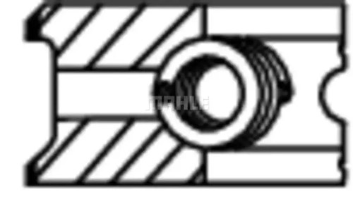 Piston ring set 008 - , n3