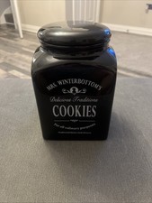 Mrs Winterbottom - Delicious Traditions - Cookie Jar - Black