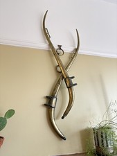 Antique equestrian brass