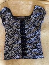 SPRING SALE TRIPP NYC  RARE Vintage Corset Laced Top