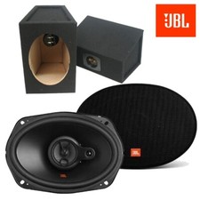 JBL STAGE2 6"x9" 3-Way Car Shelf Speakers 480W Total Power with 6 x 9 Box