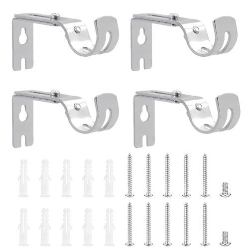 Pcs curtain pole brackets - 4,