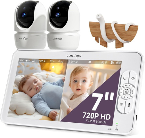 Split screen baby monitor - 7",