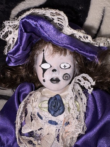 Ooak horror doll clown - clown,