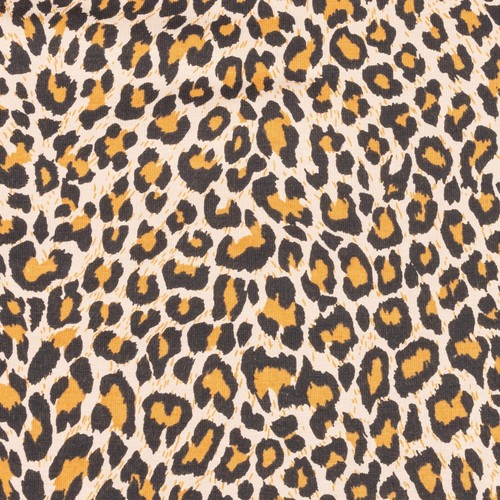 Natural leopard print stretch - print,