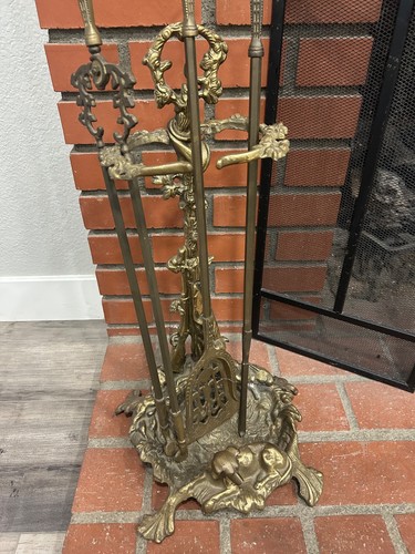 Antique french brass hunting - antique,