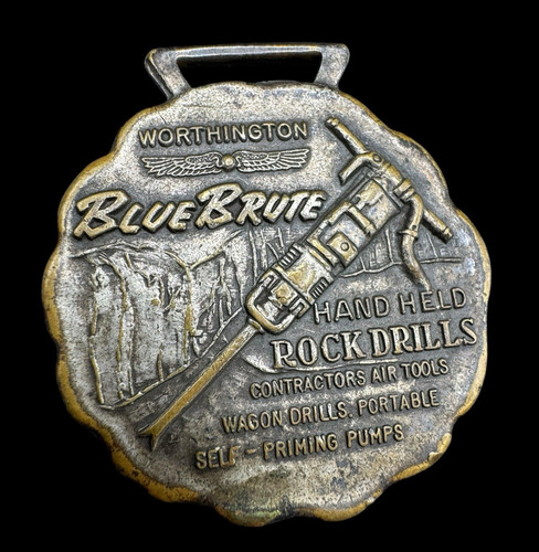 Blue brute medallion hand held - blue,