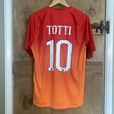 Nike AS Roma 2016-17 Third Shirt - Totti 10 100% Authentic Size Large