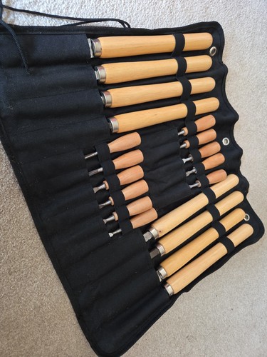 Wood turning chisel set - 19, pcs