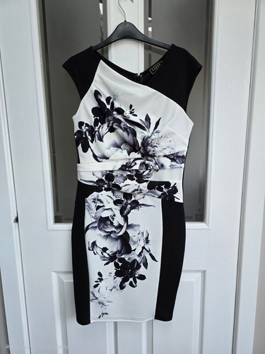 Floral knee length dress - knee,