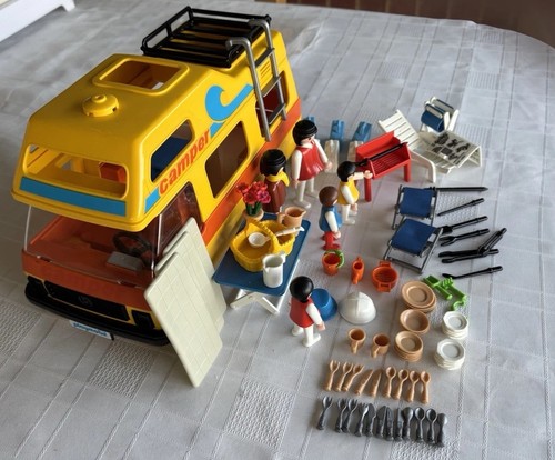 Playmobil 3148 vintage camper - playmobil,