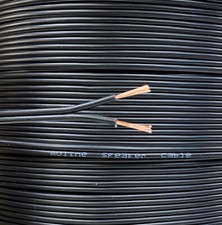 10m Black Auline Speaker Cable