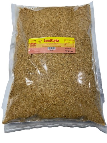 Smoked dried ground crayfish - smoked,