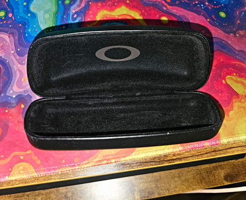 Oakley black plastic hard - black, case