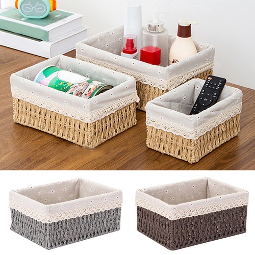Wicker storage basket - wicker,