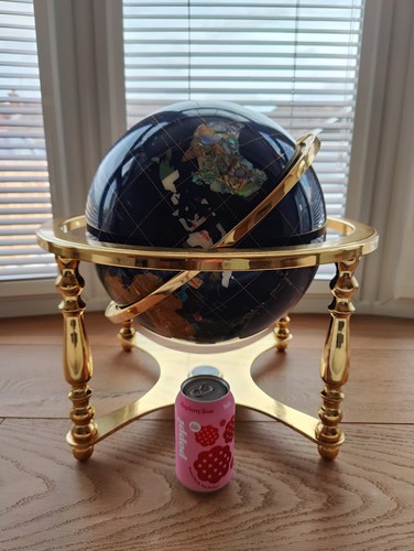 Precious gemstone globe - gemstone,