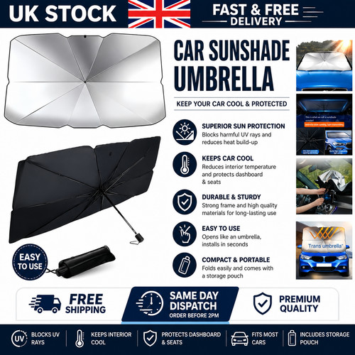 Car windscreen sunshade - car,