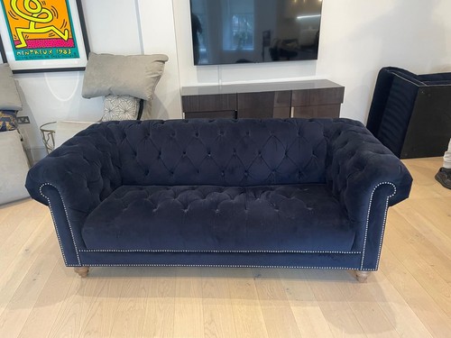 Deep midnight blue cotton - midnight,