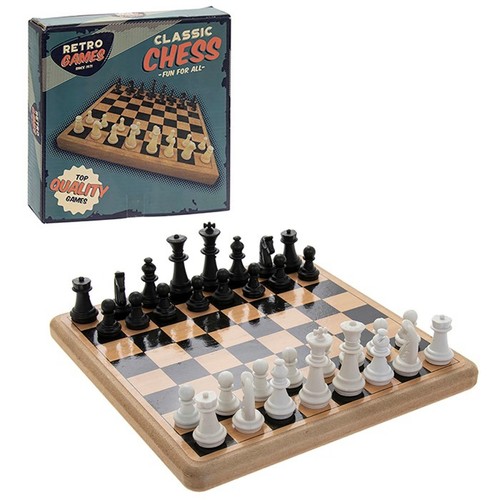 Retro chess board game - board,