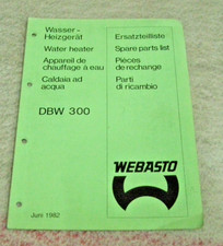 WEBASTO DBW 300 WATER HEATER
