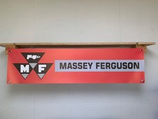 Massey Ferguson Banner Tractor Shed Workshop Wall Display RED