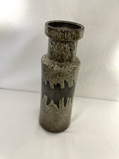 -Vintage West Germany fat lava pottery, Scheurich Ceramics 205-32, tall
