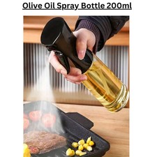 Olive Oil Spray Bottle 200ml Cooking Mister Sprayer BBQ air Fryer Kitchen Tool