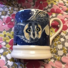 Emma Bridgewater Half Pint Mug Winter Animals at Night Flying Owl First