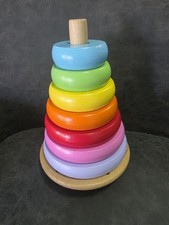 Wooden Rainbow Stacking Blocks