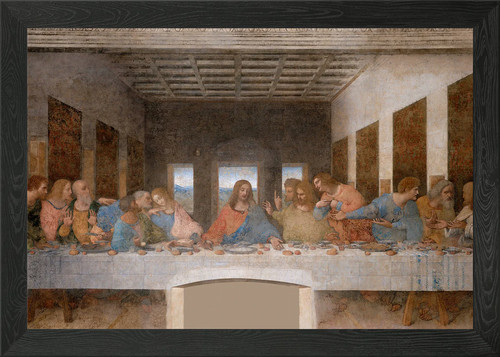 The last supper framed wall - framed,