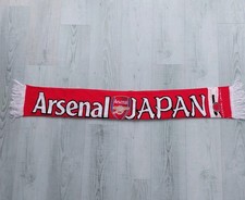 Arsenal Football Club Japan Scarf Fans Mancave / One Size / Red & White