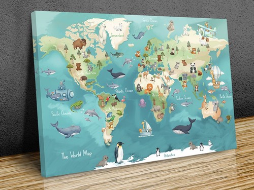 World map for - world,
