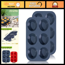2 Pack Jumbo Silicone Muffin