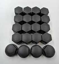 WHEEL NUT COVERS FOR VAUXHALL ASTRA MOKKA INSIGNIA B ZAFIRA LOCKING CAPS BLACK
