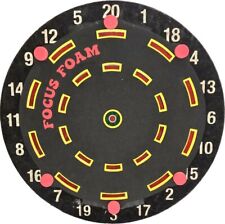 Magnetic Focus Foam Doubles Triples Steel Tip Dartboard Trainer Black/Red/Yellow