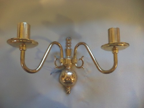 Vintage brass two arm - two-arm,