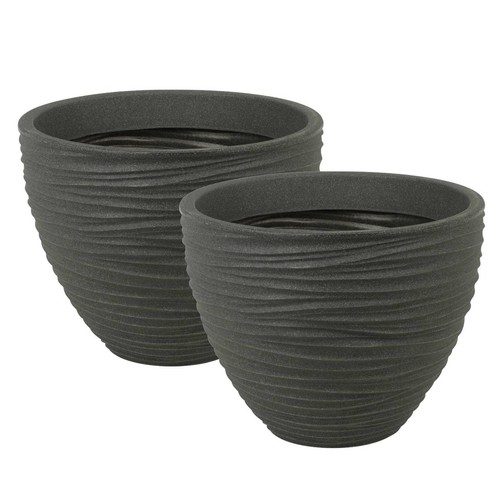 Large round modern plant - round,