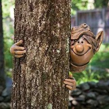 Garden elf tree peeker outdoor - garden,