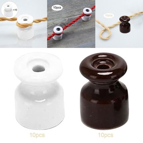 Pieces porcelain insulators - 10,