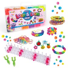 Loom Bands Bracelet Making Kit – 2400 Loom Bands & Charms Craft Set
