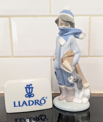 Lladro figurine winter boy - winter, -boy