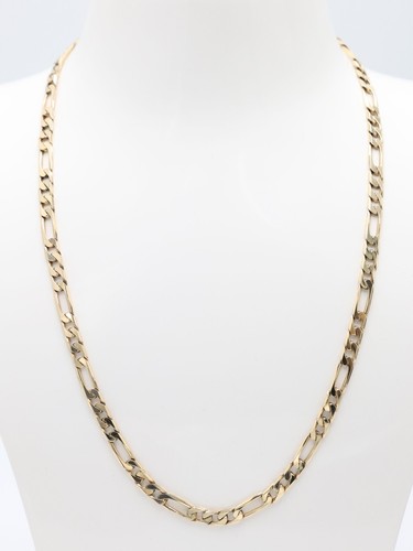 Gold figaro curb - curb, link