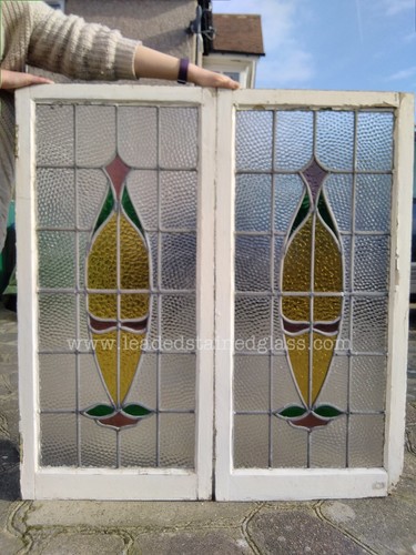 Leaded light stained glass - stained,