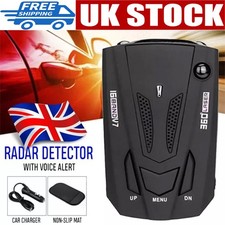 360°Anti-Police GPS Camera Laser Radar Detector Voice Alert Distance 300-1000m